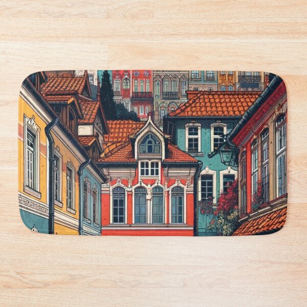 Item preview, Charming Cobblestone Street designed and sold by Era-of-Traveler.