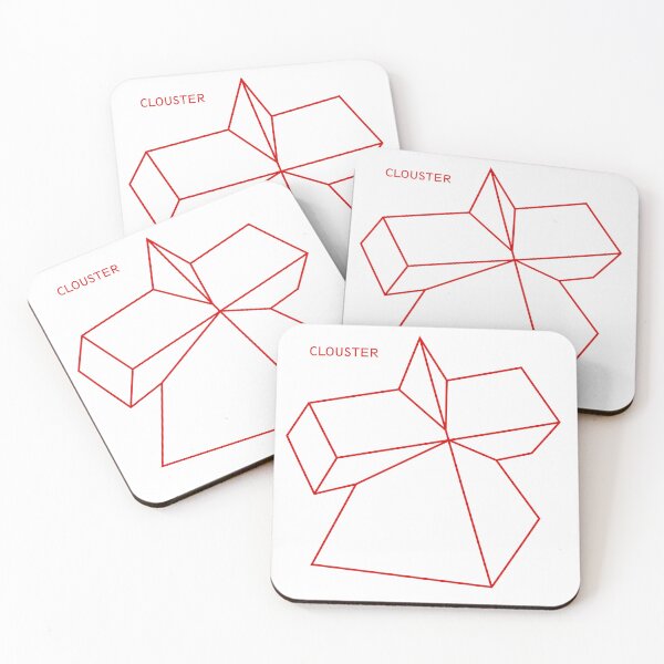Item preview, CLOUSTER geometry red designed and sold by clouster-studio.