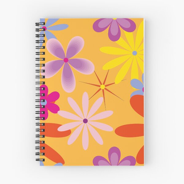 Item preview, Abstract Flowers Bright on Orange designed and sold by Claire Cooper.