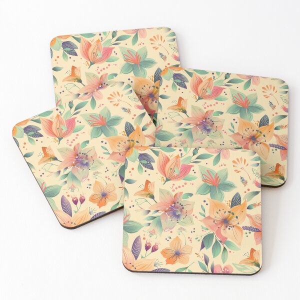 Item preview, Light color floral pattern, boho style  designed and sold by Lewis-mart.
