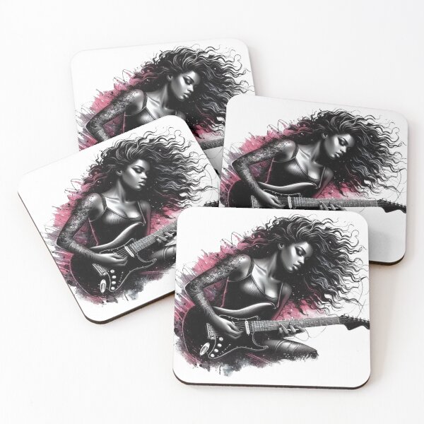 Item preview, “Electric Harmonies: The Guitarist and his Bewitching Riffs” designed and sold by CHRIST5000.