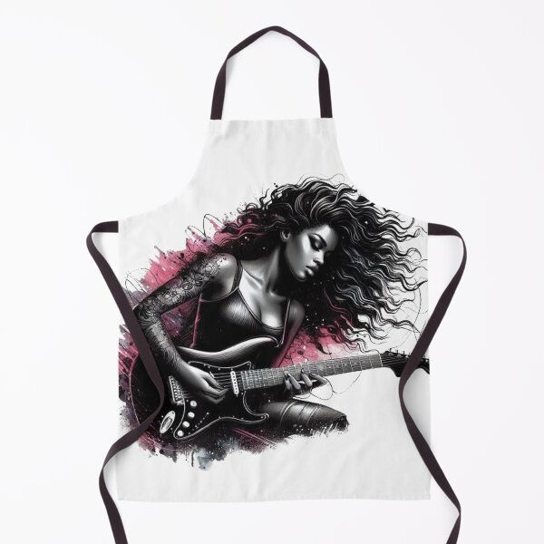 Item preview, “Electric Harmonies: The Guitarist and his Bewitching Riffs” designed and sold by CHRIST5000.