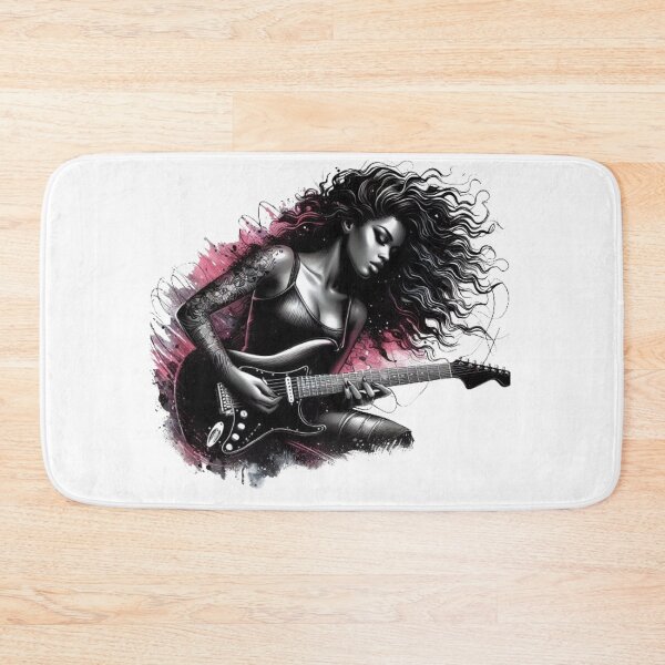 Item preview, “Electric Harmonies: The Guitarist and his Bewitching Riffs” designed and sold by CHRIST5000.