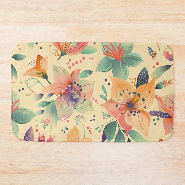Item preview, Light color floral pattern, boho style  designed and sold by Lewis-mart.