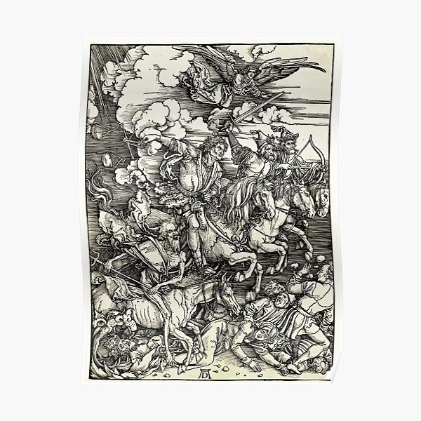 Four Horsemen of the Apocalypse - Albrecht Dürer Poster