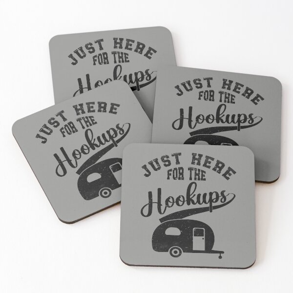 Item preview, Just Here For The Hookups, Camping RV Caravan Motorhome  designed and sold by Dapper-Art.