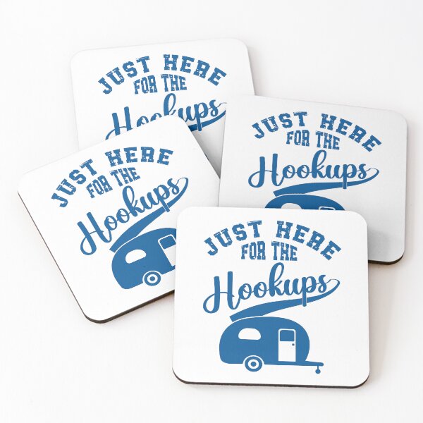 Item preview, Just Here For The Hookups, Camping RV Caravan Motorhome  designed and sold by Dapper-Art.