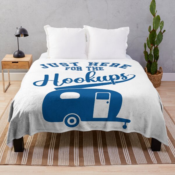 Item preview, Just Here For The Hookups, Camping RV Caravan Motorhome  designed and sold by Dapper-Art.