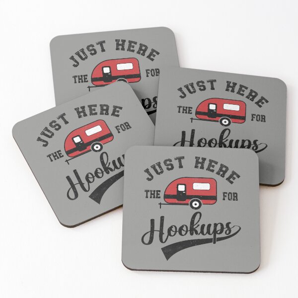 Item preview, Just Here For The Hookups, Camping RV Caravan Motorhome  designed and sold by Dapper-Art.