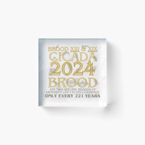 Item preview, Cicada Brood XIX & XII 2024 Emergence - Every 221 Years designed and sold by blankslategardn.