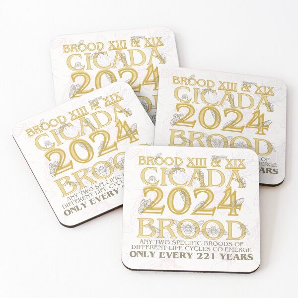 Item preview, Cicada Brood XIX & XII 2024 Emergence - Every 221 Years designed and sold by blankslategardn.