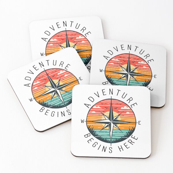 Item preview, Adventure Begins Here Compass Rose  designed and sold by Dazzle-Sizzle.