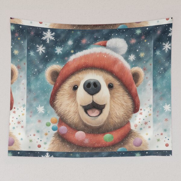 Item preview, Santa Bear designed and sold by ArmonyforSouls.