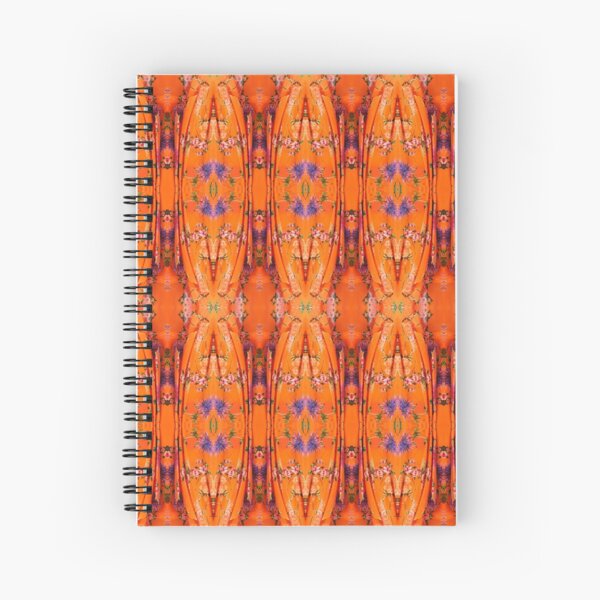 Pattern, tracery, weave, template, routine, stereotype, gauge, mold Spiral Notebook