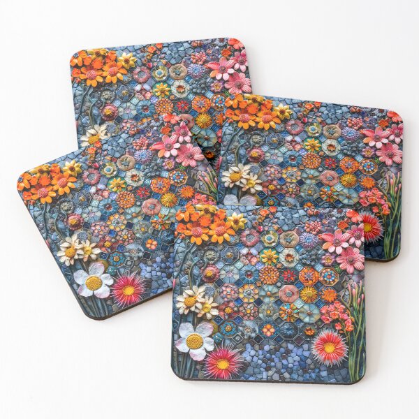 Item preview, Tiles And Flowers designed and sold by JPugliese.