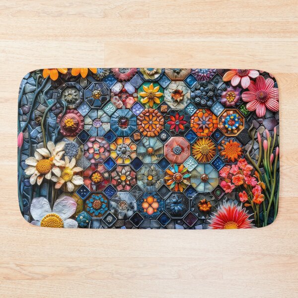 Item preview, Tiles And Flowers designed and sold by JPugliese.
