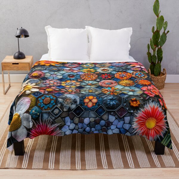 Item preview, Tiles And Flowers designed and sold by JPugliese.