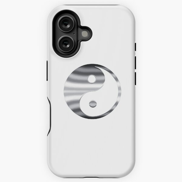 Aperçu de l'œuvre Faux Silver Yin Yang Symbol 1 créée et vendue par TigerLynx.