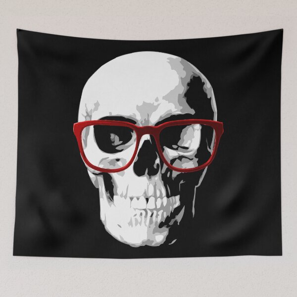 Item preview, Nerd skull for geeks designed and sold by drizzd.