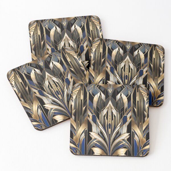 Item preview, Art Deco Black and Gold  designed and sold by SloganExpress.