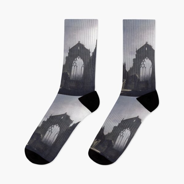 Item preview, The Ruins of Holyrood Chapel by Louis Daguerre designed and sold by Amanda1775.