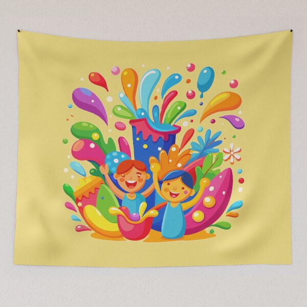 Item preview, Celebration of Holi designed and sold by MeraStyle.