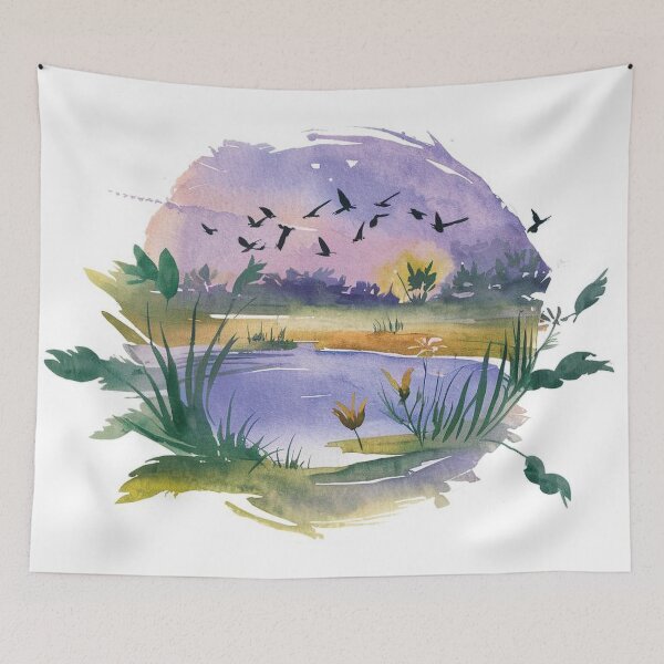 Item preview, Watercolour birds decor designed and sold by Random Designs.