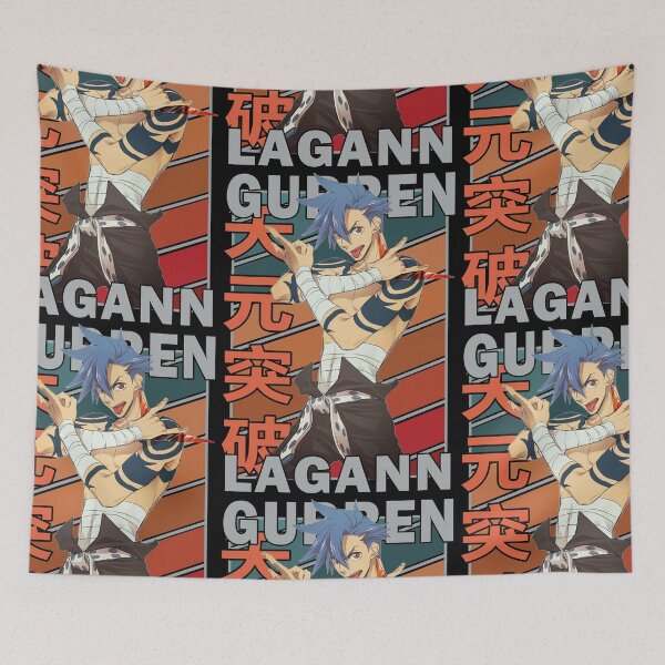 Item preview, Kamina Gurren Lagann Retro Stripe Design designed and sold by Wafusaurus.