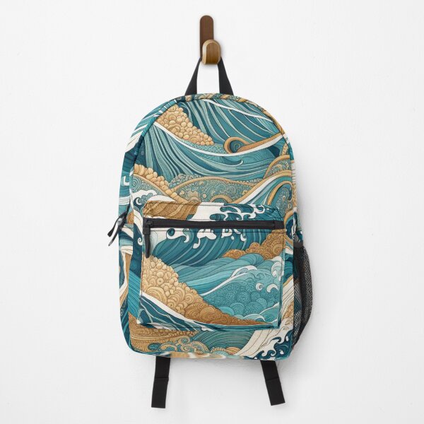 Item preview, Ocean Waves pattern designed and sold by Random Designs.