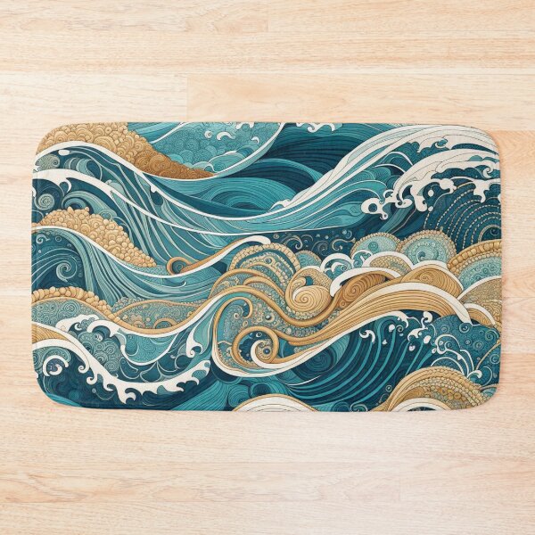 Item preview, Ocean Waves pattern designed and sold by Random Designs.