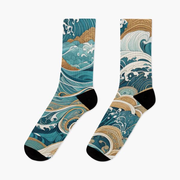 Item preview, Ocean Waves pattern designed and sold by Random Designs.