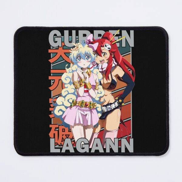 Item preview, Nia and Yoko Gurren Lagann Retro Stripe Design designed and sold by Wafusaurus.