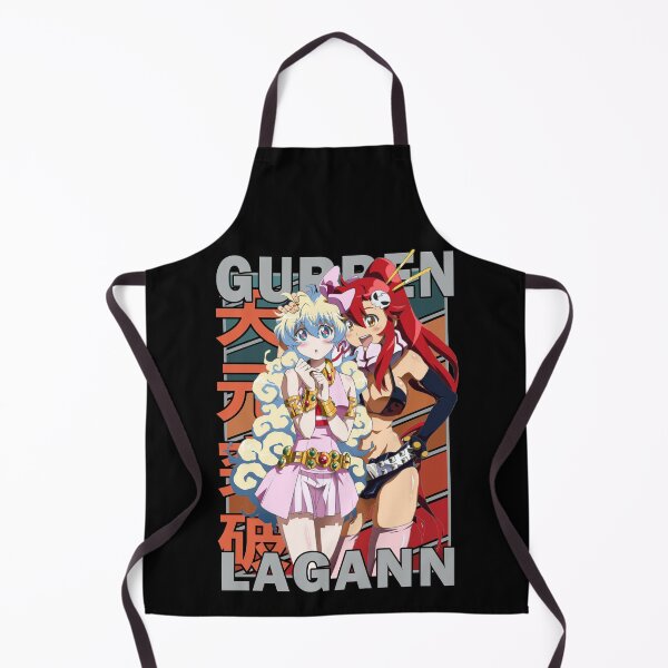 Item preview, Nia and Yoko Gurren Lagann Retro Stripe Design designed and sold by Wafusaurus.