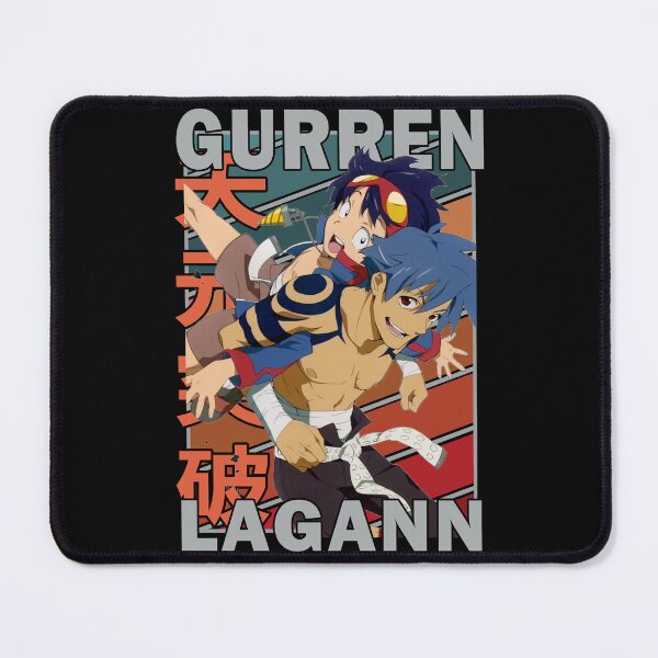 Item preview, Kamina and Simon Gurren Lagann Retro Stripe Design designed and sold by Wafusaurus.