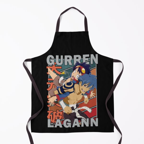 Item preview, Kamina and Simon Gurren Lagann Retro Stripe Design designed and sold by Wafusaurus.