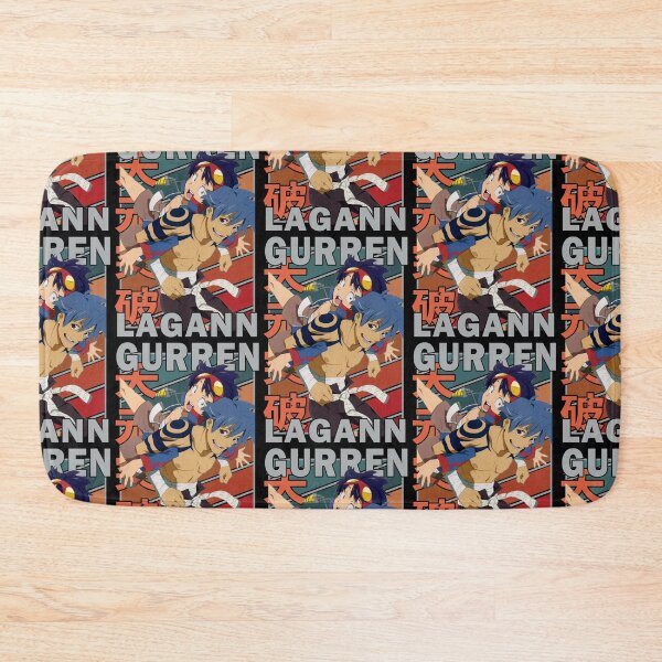 Item preview, Kamina and Simon Gurren Lagann Retro Stripe Design designed and sold by Wafusaurus.