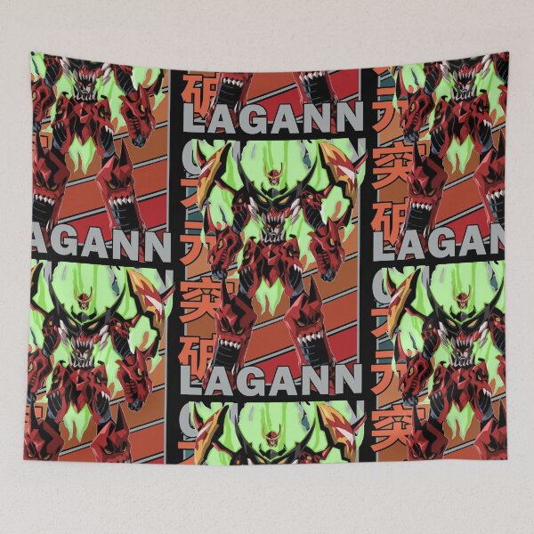 Artikelvorschau, Tengen Toppa Gurren Lagann Retro-Streifendesign entworfen und verkauft von Wafusaurus.
