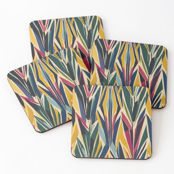 Aperçu de l'œuvre Motif multicolore géométrique Art Nouveau créée et vendue par SloganExpress.