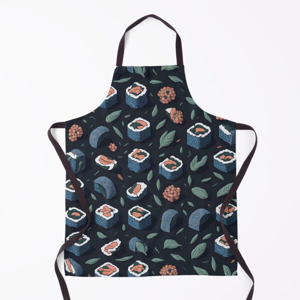 Item preview, Floral Sushi Pattern designed and sold by MKsArtDesigns.