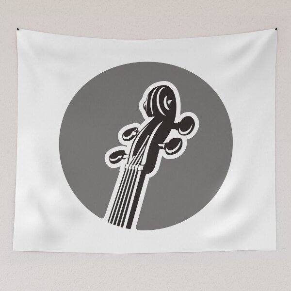 Item preview, Round Violin Pegbox Icon designed and sold by sifis.