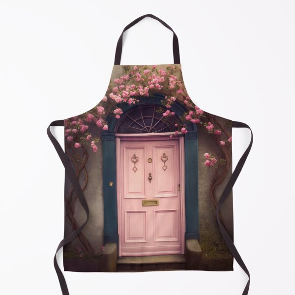 Item preview, Paris Door. Old Door. Vintage Door. Pink Door. Old door and Blooming Tree designed and sold by maxa0109.
