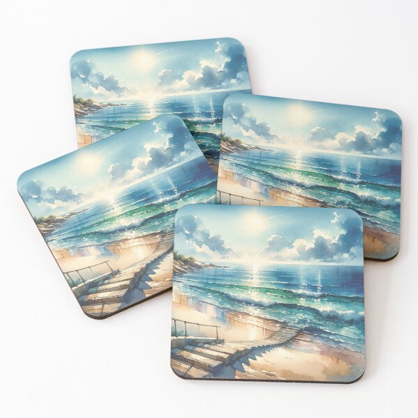 Item preview,  serene beach scene designed and sold by Random Designs.