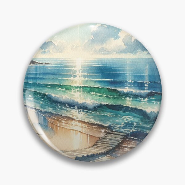 Item preview,  serene beach scene designed and sold by Random Designs.