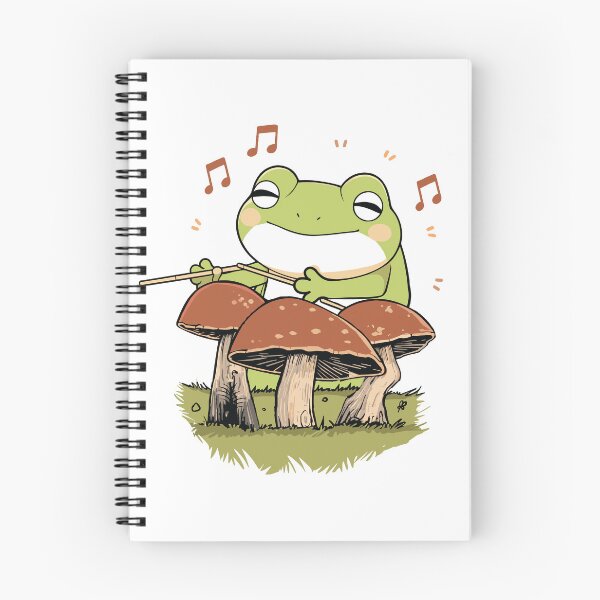 Item preview, Cottagecore Aesthetic Frog Playing Drums Mushrooms Womens designed and sold by DrawHandArt.