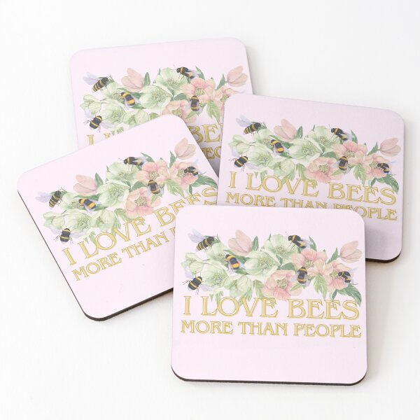 Item preview, Love Bees More than People - Gardening designed and sold by blankslategardn.