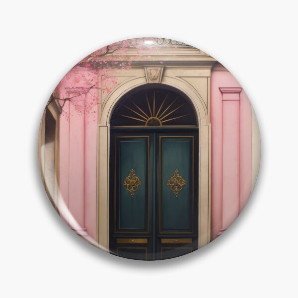 Item preview, Paris Door. Old Door. Vintage Door. Green Door. Old Door and Blooming Tree designed and sold by maxa0109.