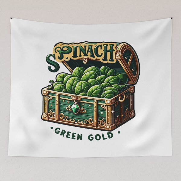 Item preview, Treasure Trove of Greens-spinach day designed and sold by toobel.
