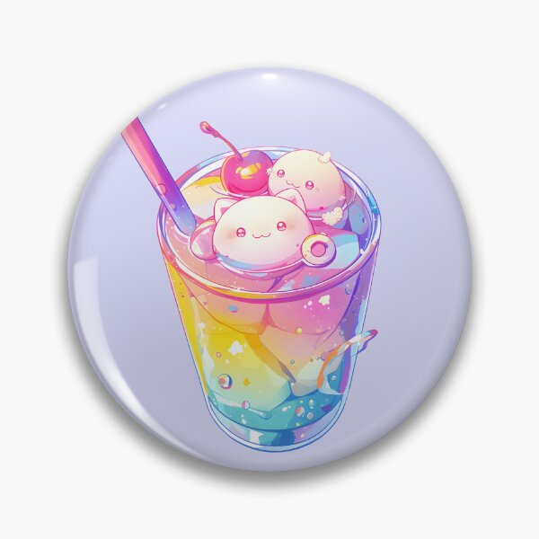 Item preview, Mochi Couple Cherry Parfait Beach Drink designed and sold by FigmaCreations.