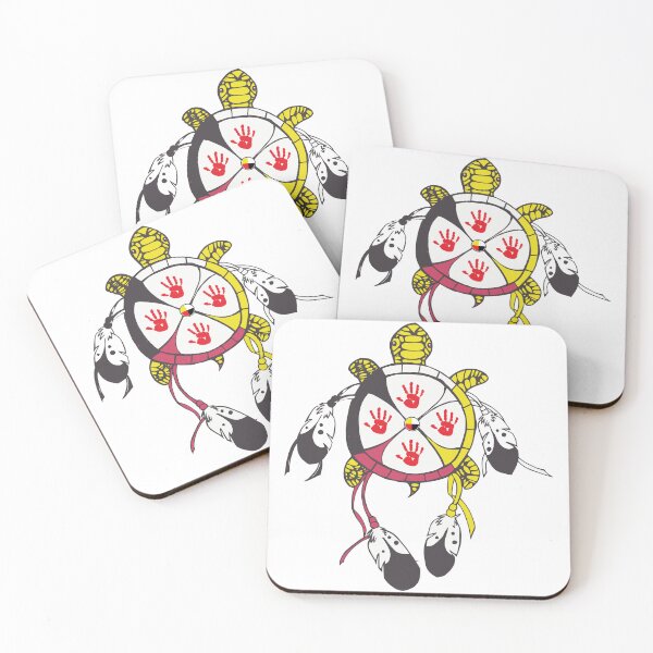 Item preview, Native American Medicine Wheel Turtle designed and sold by mixedshop.