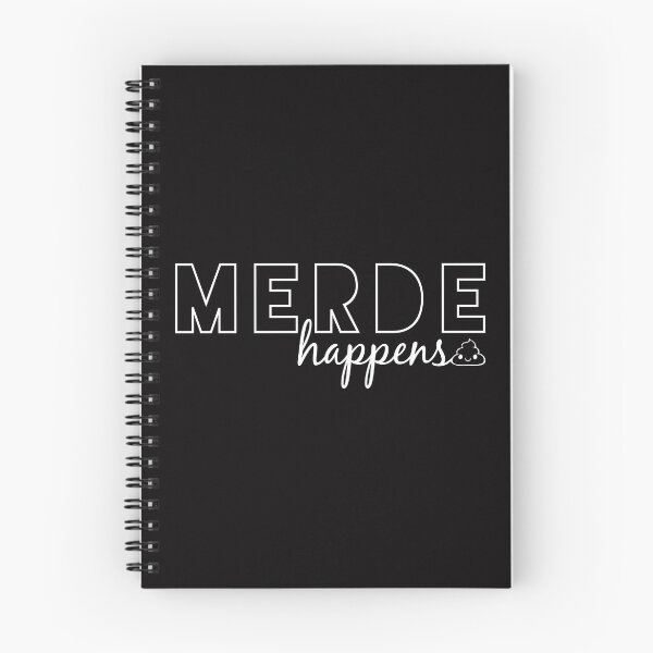 Item preview, Merde Happens - Sh*t Happens in French designed and sold by Francophile.